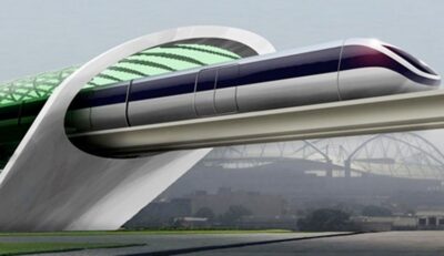 The First Capsule Of The Hyperloop Arrives