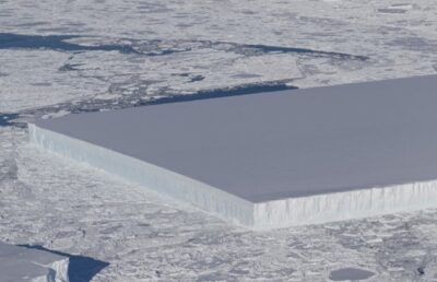 The Scientific Explanation To The Rectangular Iceberg Captured By NASA