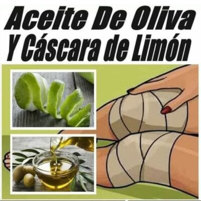 Aceite De Oliva y Cascara De Limón y Alivia Dolores Articulares